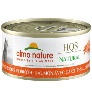 Almo HQS Natural Salmon with Carrots in Broth Canned Cat Food