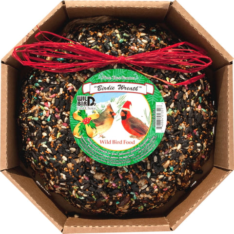 Pine Tree Farms Holiday Bird Seed Wreath 
