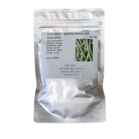 Burpee Stringless Bush Bean Vegetable Seed