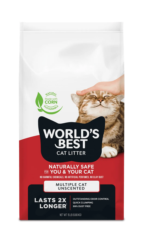World’s Best Cat Litter® Multiple Cat - 15 lb Bag