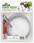 Booda® Extra Heavy Dog Tie Out Cable for secure outdoor leash or tethering of large dogs in outdoor settings