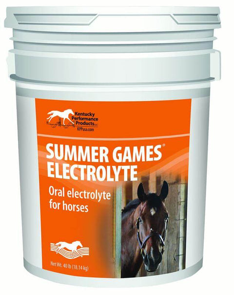 Kentucky Performance Products Summer Games® Electrolyte Horse Supplement – 40 lb Tub