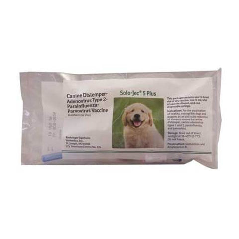 Solo-Jec® 5 Single Dose Puppy Vaccine – 5 Way Disease Protection