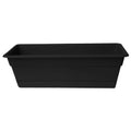 Bloem Dayton 30-inch window box planter, garden supply with rectangular design for outdoor planting and decorative gardening.
