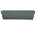 Bloem Dayton 30-inch window box planter for garden display, made of durable material for outdoor flower and plant arrangements.