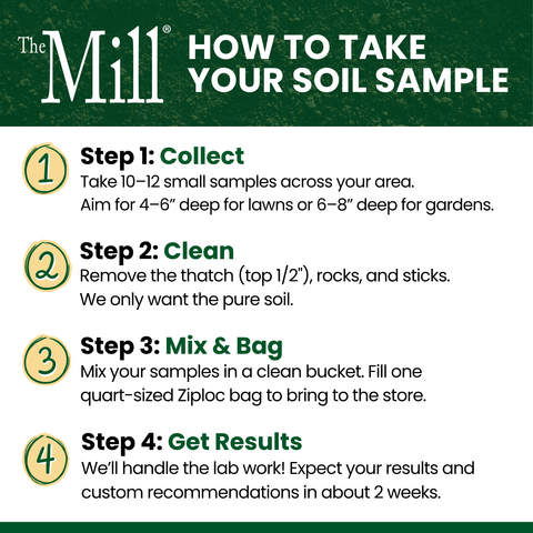 Soil sample being tested in a laboratory for soil testing by The Mill, showing testing equipment and soil analysis tools.