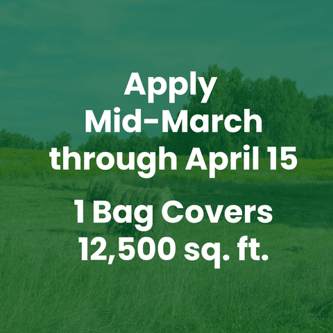 LebanonTurf Step 1 fertilizer bag featuring 18-0-4 nutrient blend and pre-emergent crabgrass control for lawn care.