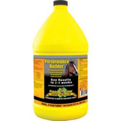 One-Gallon Jug of Finish Line Performance Builder Horse Supplement 