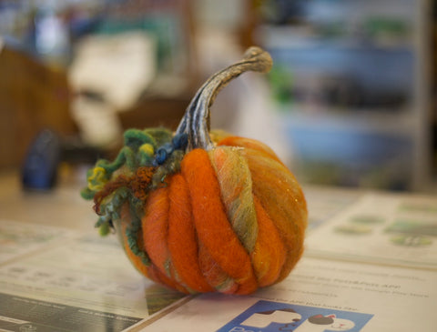 Felting Fall Pumpkins