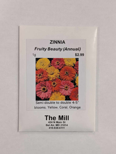 Packet of Zinnia Seeds