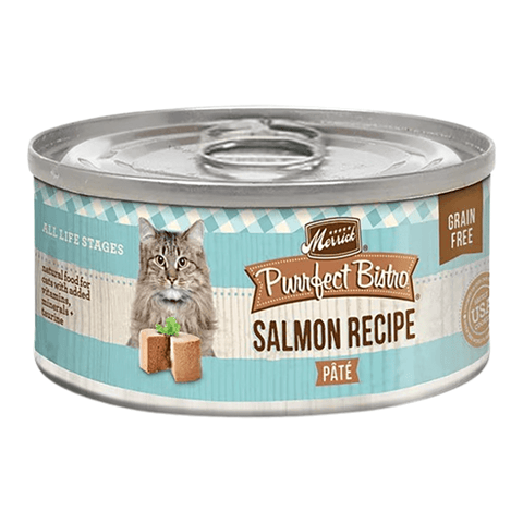 Merrick Purrfect Bistro Grain Free Salmon Pate Canned Cat Food