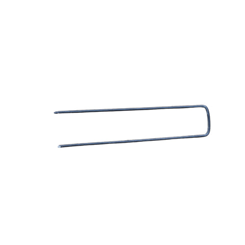 Box of 6-inch landscape staples for lawn and turf, 1000 count from Chesapeake Valley Seed, suitable for securing sod and landscaping.