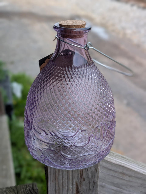 Large Hobnail Glass Wasp Trap 