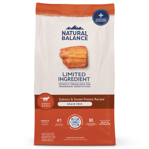 Natural Balance Limited Ingredient Grain Free Salmon & Sweet Potato Recipe Dry Dog Food