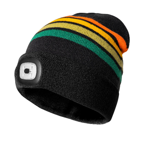 Night Scope Striped LED Beanie