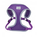 Coastal Pet® Comfort Soft Reflective Adjustable Dog Harness in purple, featuring padded straps and reflective material for visibility.