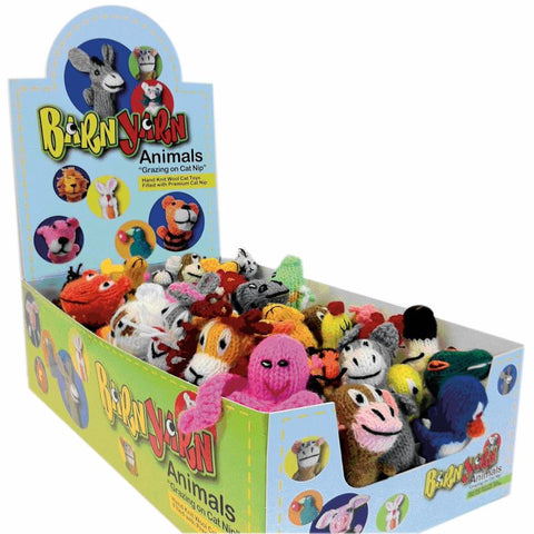 Barn Yarn Display Box of Cat Toys