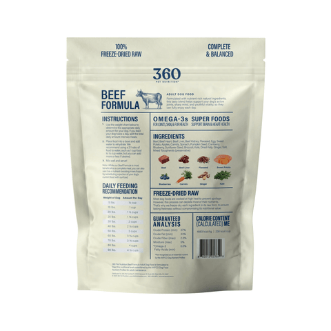 360 Pet Nutrition Beef Complete Meal – 5 oz