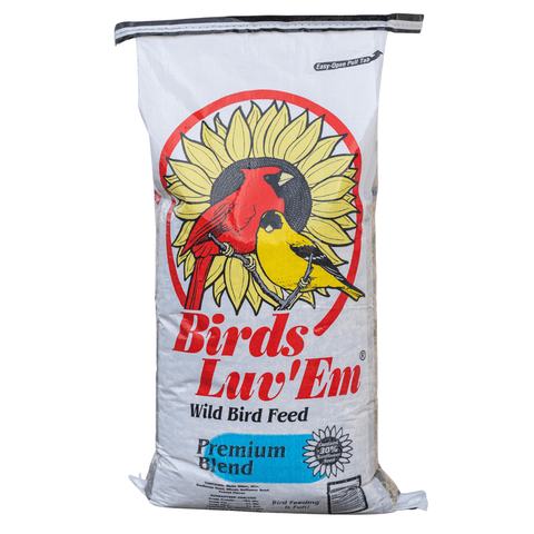 Birds Luv' Em Premium White Bag