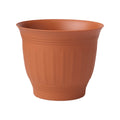 Bloem Colonnade Classic Planter in a garden setting, showcasing its tall, elegant design and durable garden supply features.