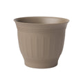 Large Bloem® Colonnade Classic Planter in neutral color, showcasing its tall, elegant garden container design.