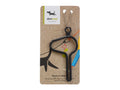 Dooloop® hands-free dog waste bag holder in charcoal, designed for easy attachment and convenient waste disposal during walks.