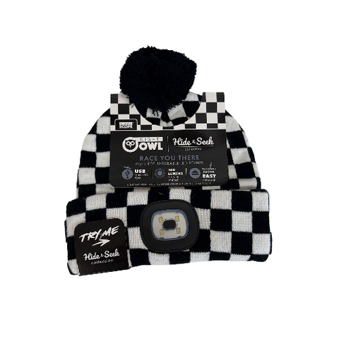 Kid Race Hide & Seek LED Beanie