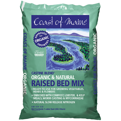 Coast of Maine Castine Blend Raised Bed Mix Organic Soil 