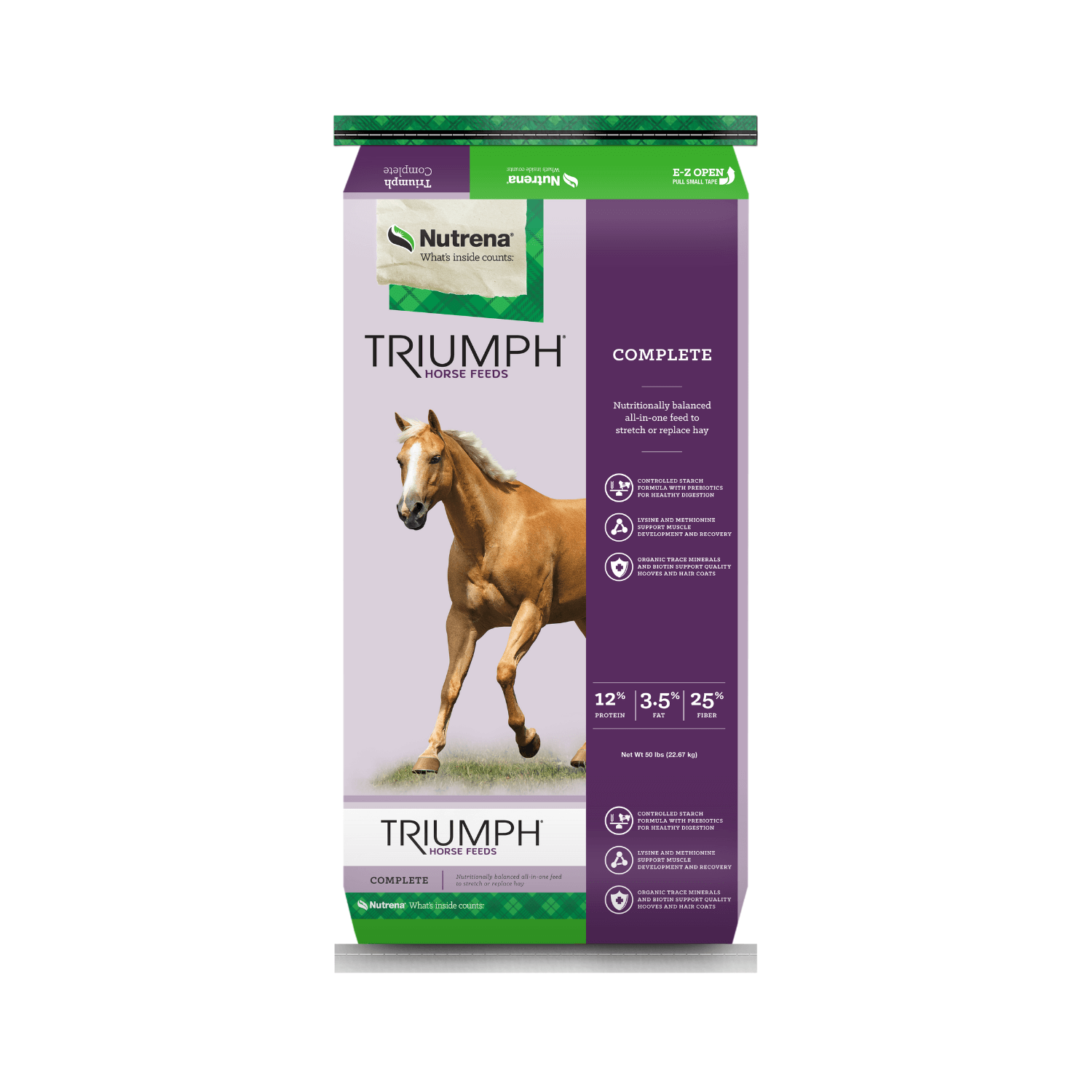 Nutrena Triumph Complete Horse Feed The Mill Bel Air, Black Horse