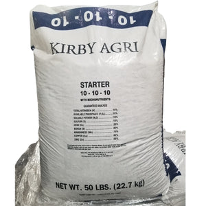 A bag of fertilizer 10-10-10 with micronutrients