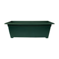 Bloem Dayton deck box planter by The Mill, durable garden supply with built-in storage and space for plants or flowers.