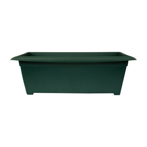 Bloem Dayton deck box planter by The Mill, durable garden supply with built-in storage and space for plants or flowers.