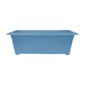 Bloem Dayton Deck Box Planter by The Mill, sturdy garden supply with a spacious storage compartment and decorative design.