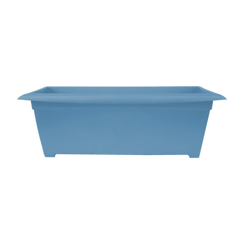 Bloem Dayton Deck Box Planter by The Mill, sturdy garden supply with a spacious storage compartment and decorative design.