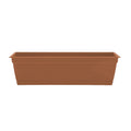 Bloem Dayton window box planter in white, perfect for gardening and outdoor decor, made of durable garden supply material.