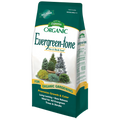 Espoma Organic Evergreen-tone Fertilizer bag showing the label and packaging for healthy evergreen trees and shrubs.