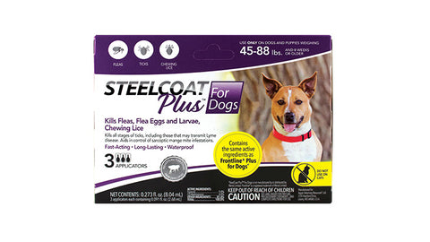 SteelCoat Plus® for Dogs 45–88 lbs