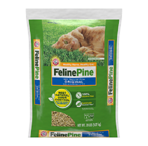 Feline Pine™ Non-Clumping Pine Pellet Cat Litter – All-Natural Odor Control, 40 lb