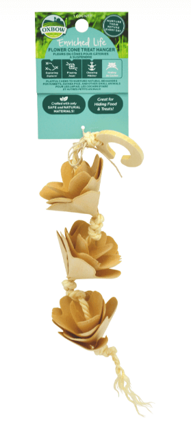 Oxbow Flower Cone Treat Hanger Small Pet