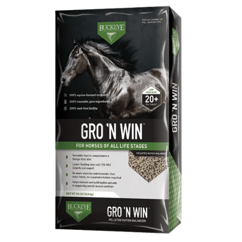BUCKEYE™ Nutrition GRO ‘N WIN™ Horse Feed