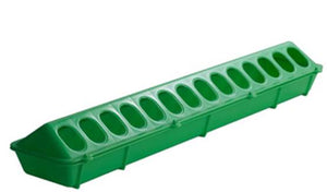 Green Plastic Poultry or Chick Feeder