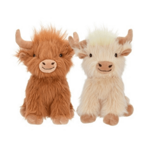 Highland Shaggy Cow Dog Toys