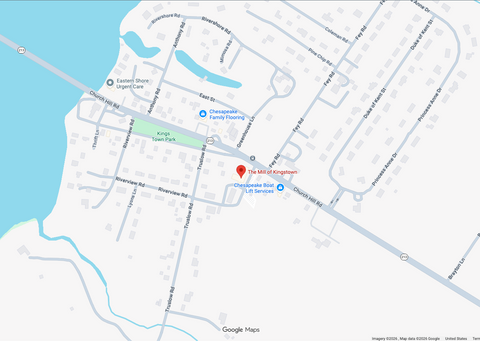map location, The Mill of Kingstown