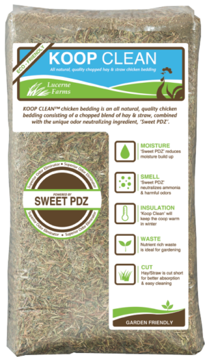 Lucerne Farms Koop Clean Chicken Bedding with Sweet PDZ, 30 lb