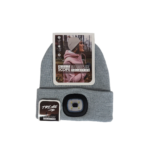 Night Scope Grey LED Beanie