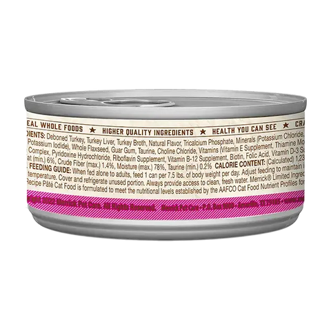 Merrick Limited Ingredient Turkey Canned Cat Food