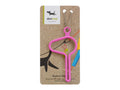 Red and pink dooloop® hands-free dog waste bag holder pack, compact and convenient for easy cleanup during walks.
