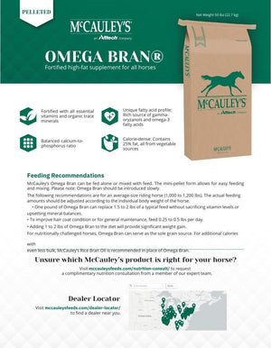 Omega bran sale sheet