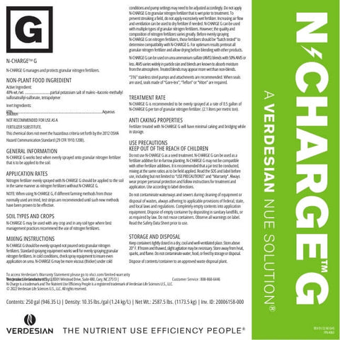N Charge Label