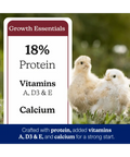 Nutrena NatureWise chick starter grower crumble chicken feed in a 40 lb bag, suitable for young poultry development.